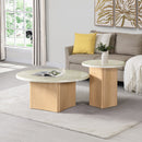Qwin Coffee Table w/ Marble Top - Ornate Home