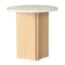 Qwin End Table W/Marble Top - Ornate Home