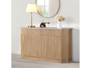 Qwin Server W/Marble Top - Ornate Home