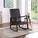 Raina Dark Brown Rocking Chair - Ornate Home