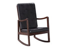 Raina Dark Brown Rocking Chair - Ornate Home