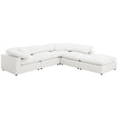 Raleigh Ivory Boucle Modular Cloud Sectional Sofa Units - Create your own Style - Ornate Home