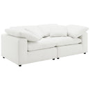 Raleigh Ivory Boucle Modular Cloud Sectional Sofa Units - Create your own Style - Ornate Home