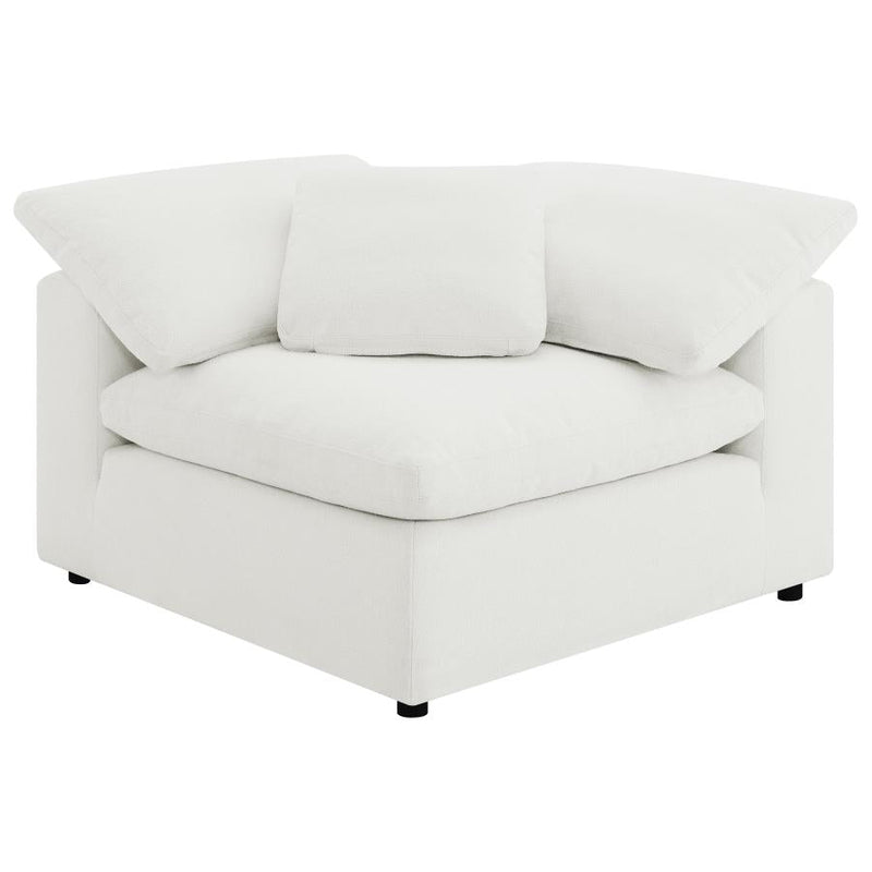 Raleigh Ivory Boucle Modular Cloud Sectional Sofa Units - Create your own Style - Ornate Home
