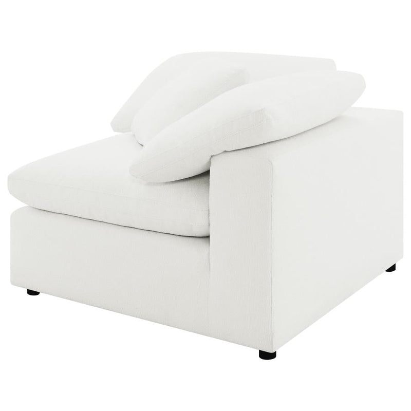 Raleigh Ivory Boucle Modular Cloud Sectional Sofa Units - Create your own Style - Ornate Home