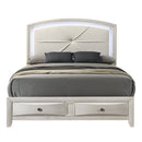 Ramondi Antique White Eastern King Bed - Ornate Home
