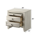 Ramondi Antique White Nightstand - Ornate Home