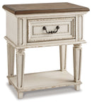 Realyn Nightstand w/ One Drawer - Ornate Home
