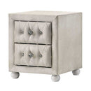 Reggie Beige Nightstand - Ornate Home