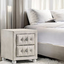 Reggie Beige Nightstand - Ornate Home