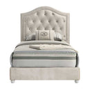 Reggie Beige Twin Bed - Ornate Home