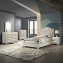 Reggie Beige Twin Bed - Ornate Home