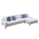 Riverside Ivory 2-piece RAF Chaise Sectional - Ornate Home