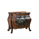 Roma Oak and Antique Black Finish Chest - Ornate Home