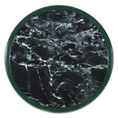 Ronald MarbleTop/Dark Green/Brown High Gloss Coffee Table - Ornate Home