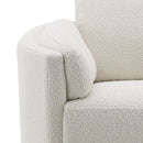 Sagen Beige Glider Recliner W/Swivel - Ornate Home