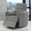 Sagen Charcoal Glider Recliner - Ornate Home