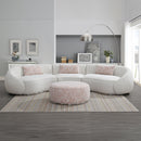 Sahara Beige Sectional Sofa W/3 Pillows - Ornate Home