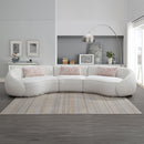 Sahara Beige Sectional Sofa W/3 Pillows - Ornate Home