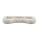 Sahara Beige Sectional Sofa W/3 Pillows - Ornate Home