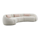Sahara Beige Sectional Sofa W/3 Pillows - Ornate Home