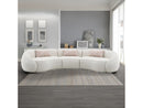 Sahara Beige Sectional Sofa W/3 Pillows - Ornate Home
