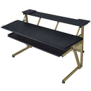 Saida Black Music Desk - Ornate Home