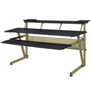 Saida Black Music Desk - Ornate Home