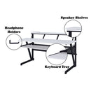 Saida White Music Desk - Ornate Home