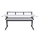 Saida White Music Desk - Ornate Home