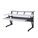 Saida White Music Desk - Ornate Home