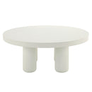 Sanat White Coffee Table - Ornate Home