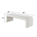 Sandro Beige Bench - Ornate Home