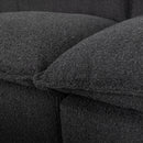 Santa Monica Black Boucle Modular Sectional / 4pc - Ornate Home