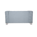 Saree Light Teal Loveseat - Ornate Home