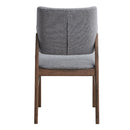 Sarha Light Gray & Walnut Side Chair (Set of 2) - Ornate Home