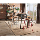 Scarus Natural/Gunmetal Bar Table - Ornate Home