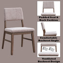 Seda Mauve/Walnut Side Chair (Set of 2) - Ornate Home