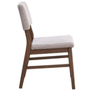 Seda Mauve/Walnut Side Chair (Set of 2) - Ornate Home