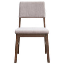 Seda Mauve/Walnut Side Chair (Set of 2) - Ornate Home