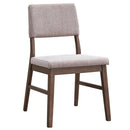 Seda Mauve/Walnut Side Chair (Set of 2) - Ornate Home