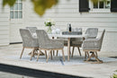 Seton Creek Gray Outdoor Oval Dining Set / 7pc - Ornate Home