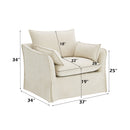 Shane Beige Chair - Ornate Home