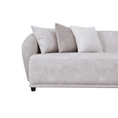 Sierra Vista Gray 5-piece Corner Sectional w/ Service Table - Ornate Home