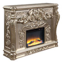 Sorina Antique Silver Fireplace - Ornate Home