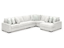 Stupendous Alloy 5-Piece RAF Sectional with Chaise - Ornate Home