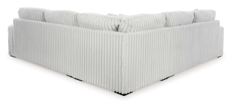 Stupendous Alloy Corduroy Symmetrical Sectional Living Room Set / 3pc (Online Special Price) - Ornate Home