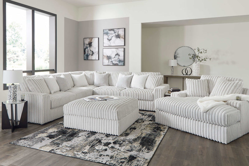 Stupendous Alloy Corduroy Symmetrical Sectional Living Room Set / 3pc (Online Special Price) - Ornate Home