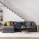 Sydney Gray 2pc LAF Chaise Sectional (110") - Ornate Home