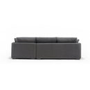 Sydney Gray 2pc RAF Chaise Sectional (110") - Ornate Home